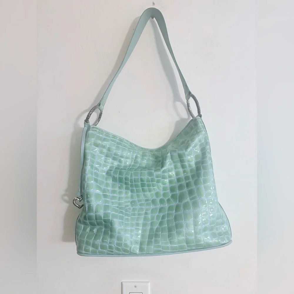 Brighton Cher  To The Collection Crocodile-Embossed Shoulder Bag